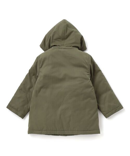 BeBe / べべ ミリタリージャケット・コート | 【撥水加工】ボアライナーベスト付きナイロン中綿3wayコート(90~150cm) | 詳細8
