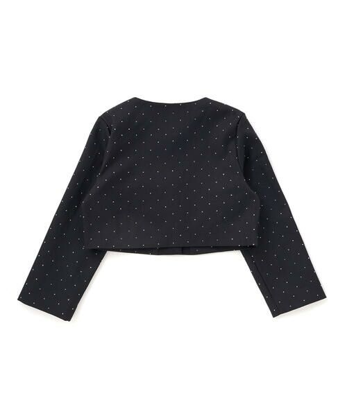 BeBe / べべ ノーカラージャケット | 【お揃い】エトワールシャイニードットクロップドジャケット(100~150cm) | 詳細10