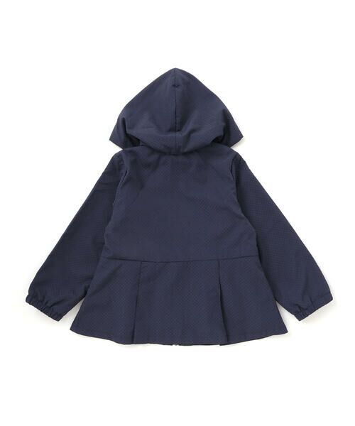 BeBe / べべ ブルゾン | チェックタフタペプラムフード付きブルゾン(90~150cm) | 詳細5