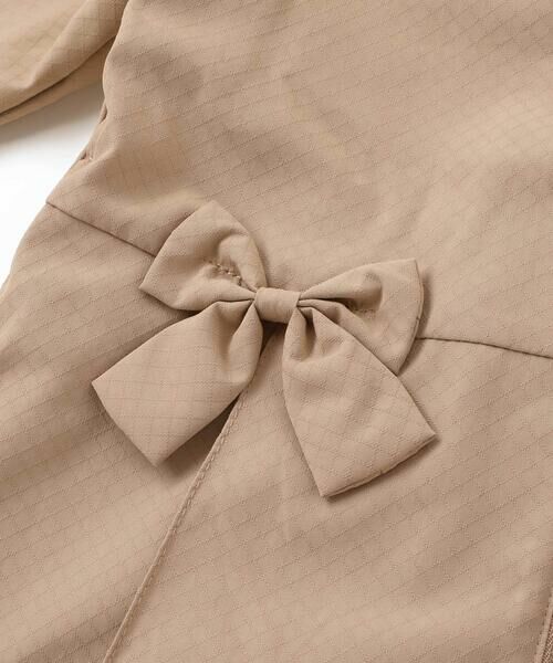 BeBe / べべ ブルゾン | チェックタフタペプラムフード付きブルゾン(90~150cm) | 詳細15