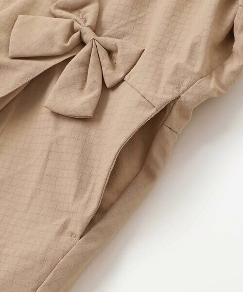 BeBe / べべ ブルゾン | チェックタフタペプラムフード付きブルゾン(90~150cm) | 詳細16