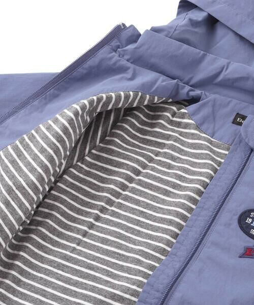 BeBe / べべ ブルゾン | 【撥水】ヴィンテージタフタワッペン付きフードブルゾン(90~150cm) | 詳細16