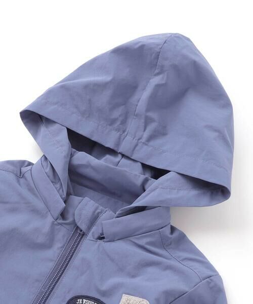 BeBe / べべ ブルゾン | 【撥水】ヴィンテージタフタワッペン付きフードブルゾン(90~150cm) | 詳細8