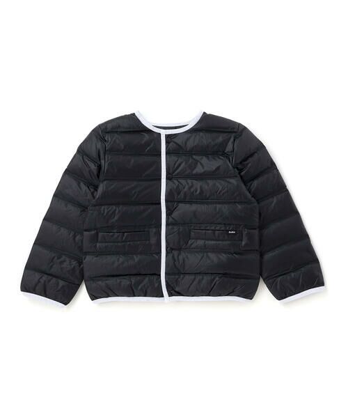 BeBe / べべ ダウンジャケット・ベスト | パイピング配色タフタライトダウンブルゾン(90~160cm) | 詳細5