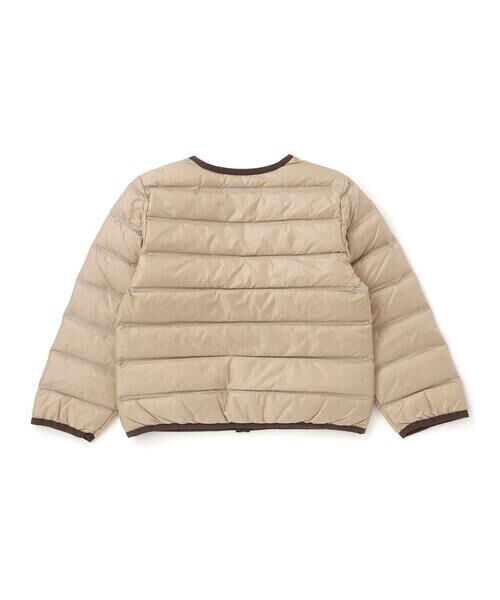 BeBe / べべ ダウンジャケット・ベスト | パイピング配色タフタライトダウンブルゾン(90~160cm) | 詳細11