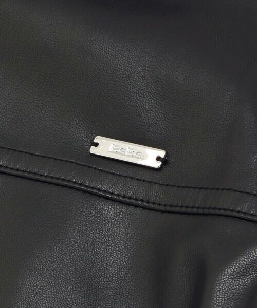 BeBe / べべ ブルゾン | フェイクレザージップブルゾン(100~160cm) | 詳細11