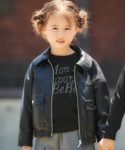 BeBe/ׂ tFCNU[Wbvu](100~160cm) ubN 140cm