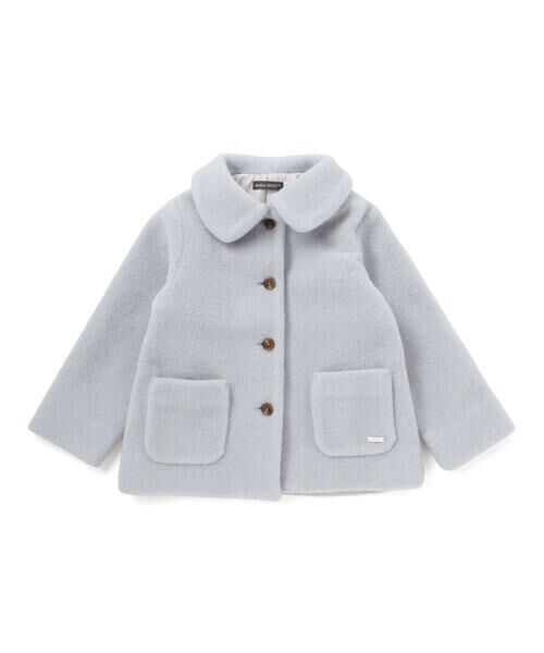 BeBe / べべ ステンカラーコート | 丸襟ボアショートコート(90~150cm) | 詳細10