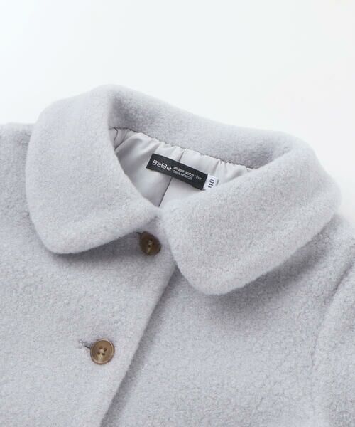 BeBe / べべ ステンカラーコート | 丸襟ボアショートコート(90~150cm) | 詳細12