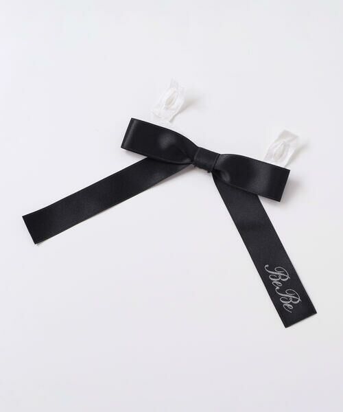 BeBe / べべ シャツ・ブラウス | スムースロゴ入りボウタイ付き長袖丸襟ブラウス(100~150cm) | 詳細14