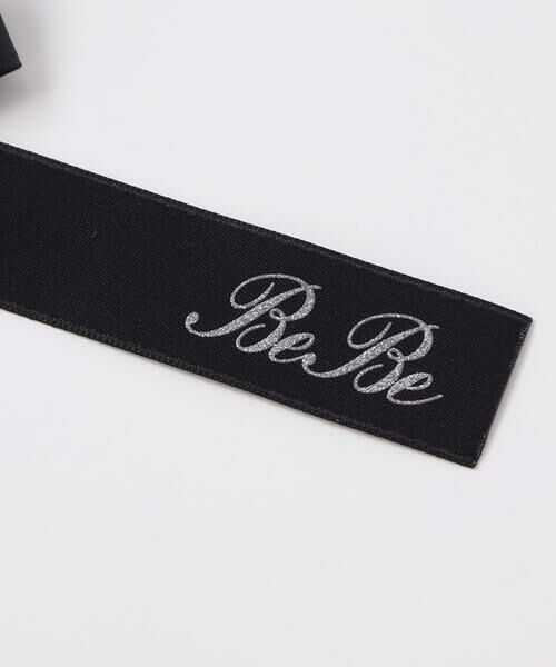 BeBe / べべ シャツ・ブラウス | スムースロゴ入りボウタイ付き長袖丸襟ブラウス(100~150cm) | 詳細15