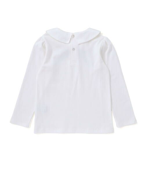 BeBe / べべ シャツ・ブラウス | スムースロゴ入りボウタイ付き長袖丸襟ブラウス(100~150cm) | 詳細5