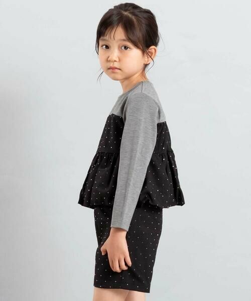 BeBe / べべ スウェット | 【お揃い】エトワールシャイニードットドッキングプルオーバー(100~160cm) | 詳細3