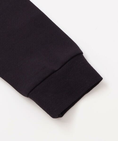 BeBe / べべ スウェット | エンブレムワッペン裾レイヤードポンチトレーナー(100~150cm) | 詳細11