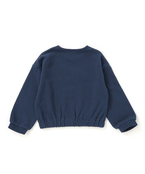 BeBe / べべ スウェット | リボン刺しゅうギャザートレーナー(90~150cm) | 詳細2