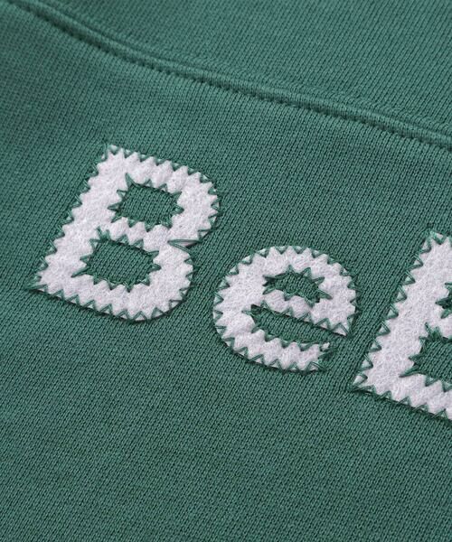 BeBe / べべ スウェット | パッチ刺しゅうロゴレイヤード風トレーナー(80~160cm) | 詳細13