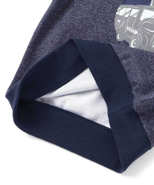 BeBe / べべ スウェット | トレインプリントメランジトレーナー　(90~150cm) | 詳細9