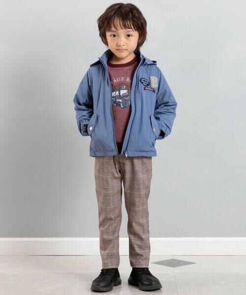 BeBe / べべ スウェット | トレインプリントメランジトレーナー　(90~150cm) | 詳細13