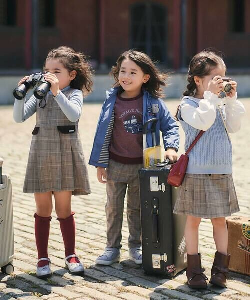 BeBe / べべ スウェット | トレインプリントメランジトレーナー　(90~150cm) | 詳細15