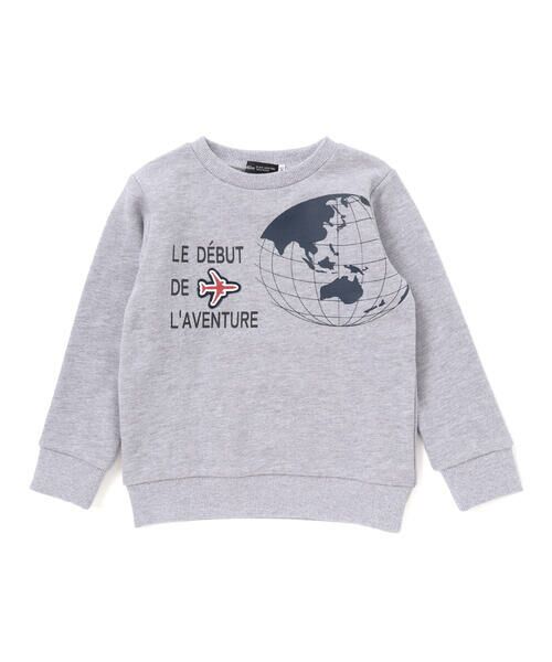 BeBe / べべ スウェット | 【JALコラボ】地球儀＆飛行機ワッペントレーナー(90~140cm) | 詳細15