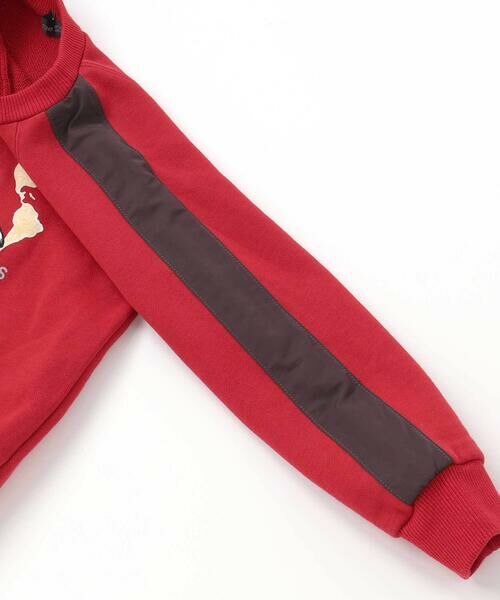 BeBe / べべ スウェット | 【JALコラボ】飛行機刺しゅう袖切り替えラグラントレーナー(90~130cm) | 詳細15