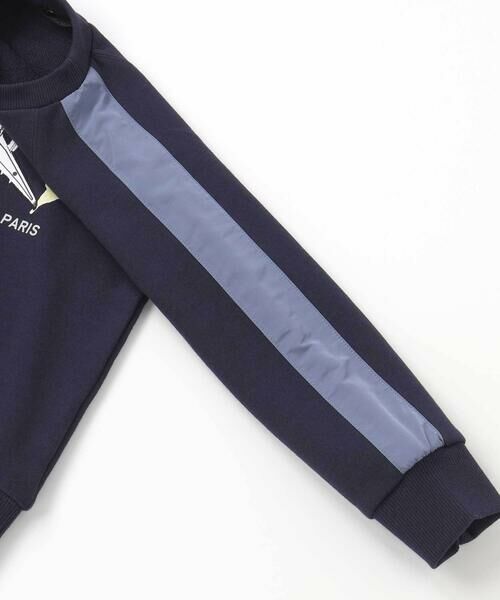 BeBe / べべ スウェット | 【JALコラボ】飛行機刺しゅう袖切り替えラグラントレーナー(90~130cm) | 詳細20