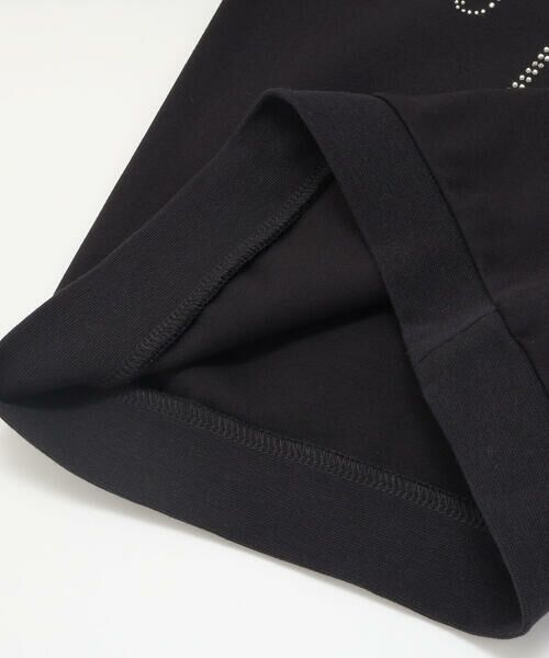 BeBe / べべ スウェット | ポンチラインストーンロゴトレーナー(100~160cm) | 詳細14