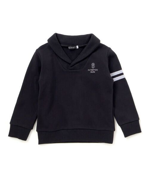 BeBe / べべ スウェット | ショールカラーアームライントレーナー(90~150cm) | 詳細5