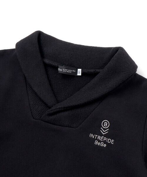 BeBe / べべ スウェット | ショールカラーアームライントレーナー(90~150cm) | 詳細7