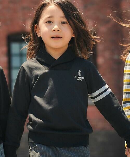 BeBe/ׂ V[J[A[Cg[i[(90~150cm) ubN 100cm