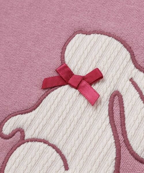 BeBe / べべ スウェット | マシュマロウラケアニマルパッチ刺しゅうトレーナー(80~150cm) | 詳細5