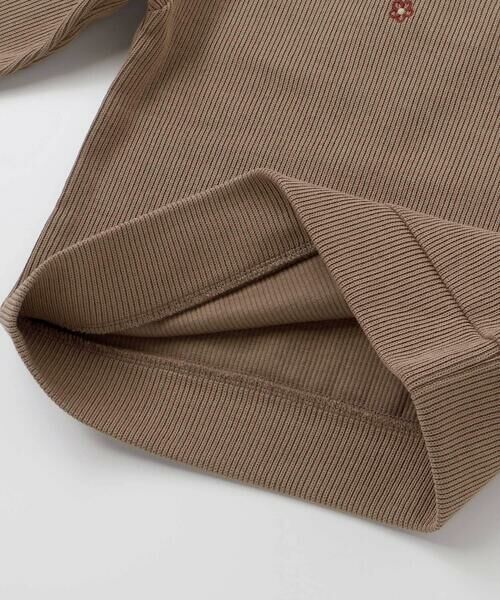 BeBe / べべ スウェット | 襟フリルチェーンステッチロゴリブトレーナー(100~160cm) | 詳細17