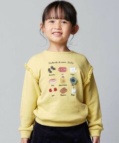 BeBe / べべ スウェット | マシュマロウラケおでかけ肩フリンジトレーナー(80~150cm)