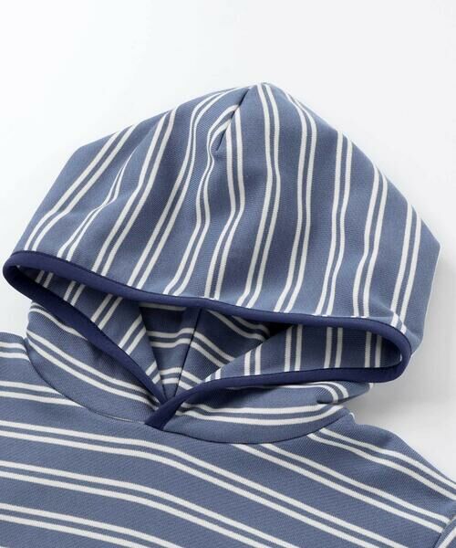 BeBe / べべ パーカー | ミニウラケランダムボーダーフーディー(90~160cm) | 詳細9