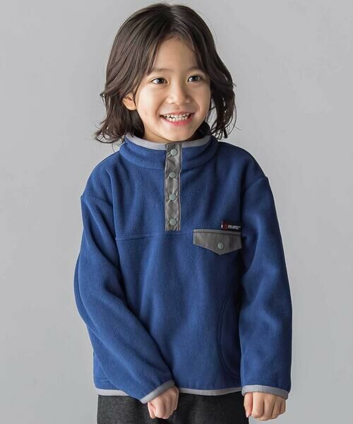 BeBe / べべ スウェット | 【POLARTEC(ポーラテック)】フリースパイピングハイネックプルオーバー(100~150cm) | 詳細2