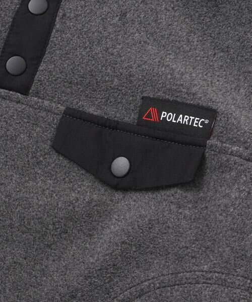 BeBe / べべ スウェット | 【POLARTEC(ポーラテック)】フリースパイピングハイネックプルオーバー(100~150cm) | 詳細10