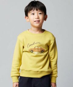 BeBe / べべ スウェット | マシュマロウラケ水彩風クラシックカートレーナー(80~150cm)