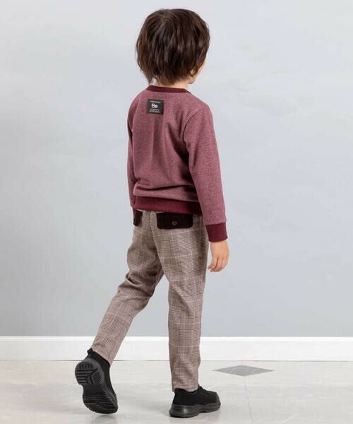 BeBe / べべ スラックス・ドレスパンツ | 【お揃い】グレンチェックロングパンツ(90~150cm) | 詳細2