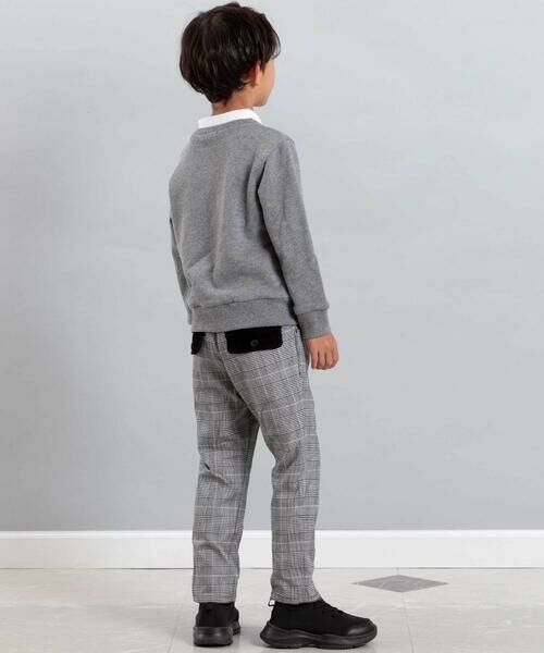 BeBe / べべ スラックス・ドレスパンツ | 【お揃い】グレンチェックロングパンツ(90~150cm) | 詳細7