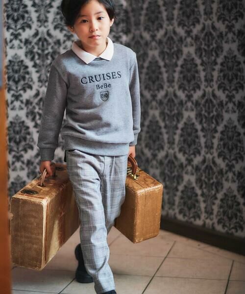 BeBe / べべ スラックス・ドレスパンツ | 【お揃い】グレンチェックロングパンツ(90~150cm) | 詳細9