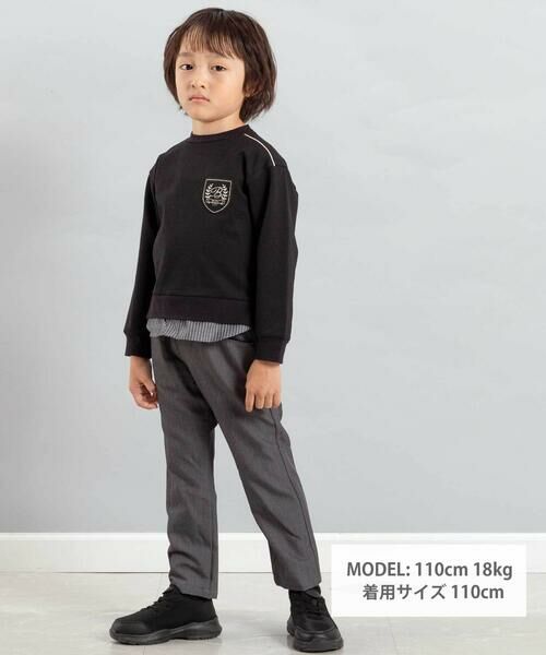 BeBe / べべ スラックス・ドレスパンツ | TRツイルロングパンツ(100~150cm) | 詳細1