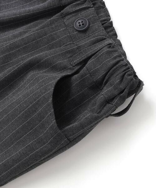 BeBe / べべ スラックス・ドレスパンツ | TRピンストライプテーパードロングパンツ(90~150cm) | 詳細7