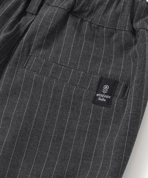 BeBe / べべ スラックス・ドレスパンツ | TRピンストライプテーパードロングパンツ(90~150cm) | 詳細8
