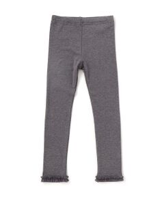 BeBe / べべ レギンス・スパッツ | レーヨンテレコ裾チュールフリルレギンス(80~150cm)