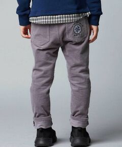 BeBe / べべ その他パンツ | リブレスコールコンパス刺しゅうロングパンツ(80~160cm)