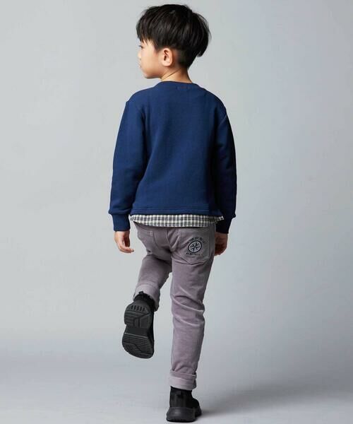 BeBe / べべ その他パンツ | リブレスコールコンパス刺しゅうロングパンツ(80~160cm) | 詳細4