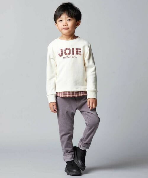 BeBe / べべ その他パンツ | リブレスコールコンパス刺しゅうロングパンツ(80~160cm) | 詳細7