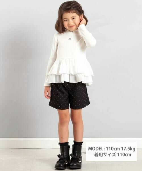 BeBe / べべ ショート・ハーフ・半端丈パンツ | 【お揃い】エトワールシャイニードットショートパンツ(100~150cm) | 詳細3