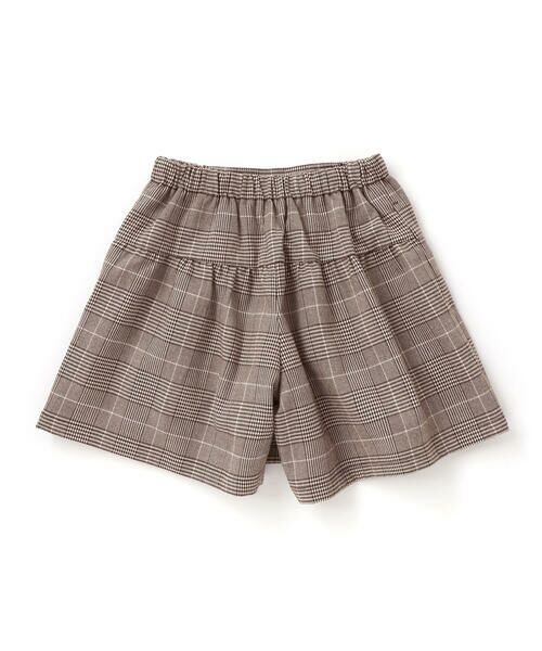BeBe / べべ ショート・ハーフ・半端丈パンツ | 【お揃い】グレンチェックプリーツスカート風ショートパンツ(90~160cm) | 詳細7