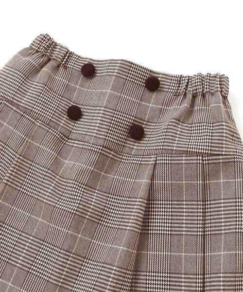 BeBe / べべ ショート・ハーフ・半端丈パンツ | 【お揃い】グレンチェックプリーツスカート風ショートパンツ(90~160cm) | 詳細8